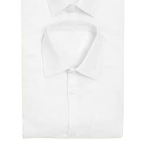 Custom Boys School Uniform White Short Sleeve Shirt <b>Dark</b> Trousers and <b>Blue</b> Striped <b>Tie</b> Student Formal Set - Product Image 4