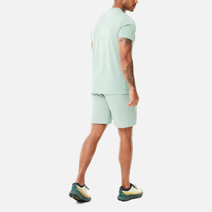 Ensemble short et t-shirt décontracté en tricot extensible (spandex/coton) pour homme, séchage rapide, idéal pour l'été - Product Image 4