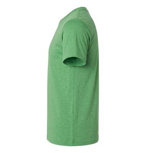 High Sales Custom Printed Logo Green High Quality <b>100</b>% Cotton <b>Polyester</b> Streetwear Causal Men O-neck Shirts High Selling Article - Product Image 3