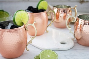 Mug Moscow Mule Classique en Cuivre Pur Martelé, Fait Main, Réutilisable, avec Poignée, pour Bar, Restaurant, Maison, Fête - ILAHI's - Product Image 5