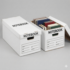 Custom Printed Stationery Packaging <b>Box</b> Durable Corrugated Board <b>Storage</b> <b>Box</b> for Office Supplies Eco-Friendly Recycled Materials - Product Image 2