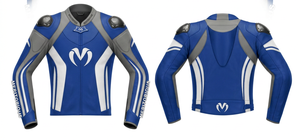 Chaqueta de Motociclismo de Cuero para Hombre, Manga Larga, Resistente al Viento, para Todas las Temporadas, con Logotipo Frontal Personalizado - Product Image 3