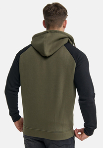 Veste zippée à capuche pour homme, grande taille, en polaire 100 % polyester, style streetwear, manches raglan, motif lettres, haute qualité, sur mesure - Product Image 5