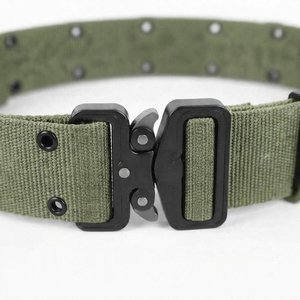 Tactical Heavy Duty <b>Elastic</b> <b>Belt</b> with Quick Release Buckle Outdoor Use Adjustable Tactical <b>Belt</b> - Product Image 4