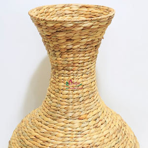 Artex Dong Thap Factory Seagrass Rope Rustic <b>Wicker</b> Floor <b>Vase</b> <b>Tall</b> <b>Wicker</b> Floor <b>Vase</b> Artificial Seagrass Home Decoration <b>Vase</b> - Product Image 3
