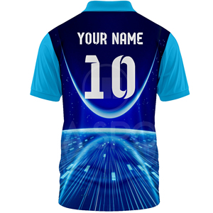 เสื้อคริกเก็ตแบบกำหนดเอง เสื้อคริกเก็ตผู้ชาย ระบายอากาศ แห้งเร็ว ชุดทีมแบบซับลิเมชั่น ชุดกีฬา โพลีเอสเตอร์ 100% วิดา สปอร์ตส์ - Product Image 3