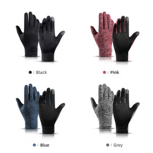 Guantes Unisex de Invierno para Ciclismo, con Protección Completa para los Dedos, Compatibles con Pantallas Táctiles, Diseño Negro y Rojo con Agarre Antideslizante - Product Image 5