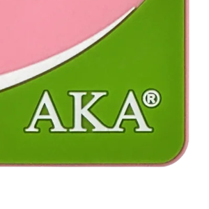 Grande étiquette de bagage en PVC rose et vert avec motif feuille de lierre, porte-carte d'identité et d'adresse, accessoire de voyage pour valise - Product Image 6