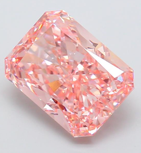 Diamante Cultivado en Laboratorio con Certificación IGI, Corte Radiante de 4.35 CT, Color Rosa Intenso Fantasía, Claridad VS1, CVD LG 739540534, ROYAL GEMS para Joyería - Product Image 3