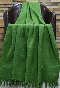 Manta de Algodón Hecha a Mano, Tejida, de Color Verde Sólido, para Sala de Estar, Sofá y Sillón, Venta al Por Mayor de Fábrica - Product Image 3