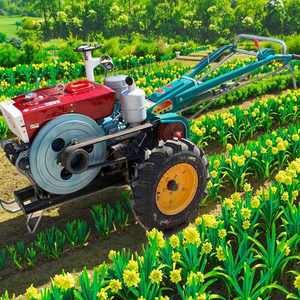Tracteur agricole à deux roues avec moteur EPA de qualité, prix usine, avec pompe, 20 CV, mini-tracteur de jardin pour utilisation avec une trancheuse, à vendre - Product Image 2
