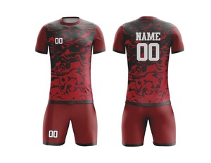 Camiseta de Fútbol para Hombre de Primera Calidad, Personalizada con Logotipo, Color Sólido, 100% Poliéster, Transpirable, OEM, Calidad Superior, Mejor Manga - Product Image 6