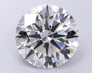 Diamant rond de 5,21 carats, qualité E VVS1, excellente finition, CVD, créé en laboratoire, taille brillante, pierre précieuse scintillante, pour alliance de mariage, luxe - Product Image 1