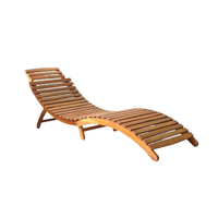 Chaises longues en teck écologiques de fabrication directe, lit de soleil Sunrise pour usage extérieur, chaises pliantes, couleur personnalisée, super qualité