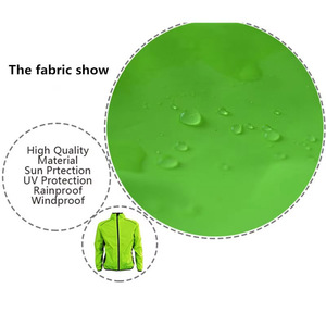 Chaqueta Impermeable <span class=keywords><strong>para</strong></span> Ciclismo, Reflectante, Transpirable, Cortavientos, Ligera, <span class=keywords><strong>para</strong></span> Bicicleta de Montaña y Carretera, en Naranja, Negro, Amarillo y Verde - Product Image 3