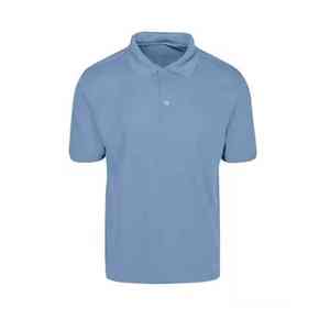 Camiseta Casual de Jersey Sólido de Alta Calidad para Hombre, Corte Ajustado, con Logotipo Personalizado en la Parte Delantera, Manga Corta, Poliéster y Algodón, Secado Rápido, Tipo Polo - Product Image 2