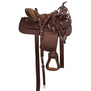 Selle de polo pour cheval en cuir de haute qualité personnalisée avec couleur et logo sur mesure, design OEM - Meilleure vente - Product Image 2
