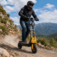 Trottinette électrique tout-terrain GSPACE Mars GS7660 à double moteur longue portée, 6000W, 76V 60Ah, entrepôt américain