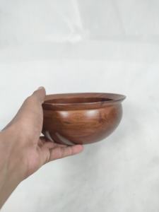 New Style Mango Wooden Serving <b>Bow</b> Round Shape With Natural Color Kitchenware Tabletop Snacks & <b>Soup</b> - Product Image 2