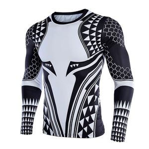 Customized Fighting <b>Compression</b> <b>Shirt</b> MMA Rash-guard Customizable Boxing Apparel - Product Image 1