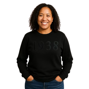 Sudadera Negra para Mujer con Bordado 3D en Relieve, Estilo Casual, Manga Larga, Cómoda para el Día a Día - Product Image 1