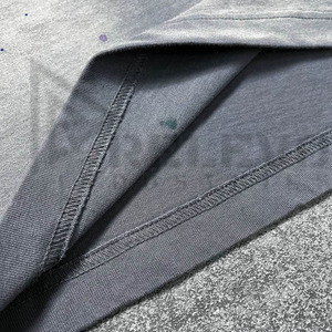 High Quality 100% Cotton Heavyweight Oversized Breathable Quick-drying T-shirt Printed Logo Stone Acid <b>Washed</b> Vintage Design Men - Product Image 5