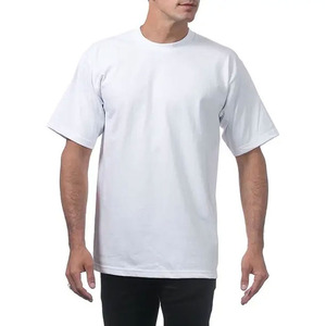 เสื้อยืดแขนสั้นผ้าฝ้ายสำหรับผู้ชายสีขาว - Product Image 2