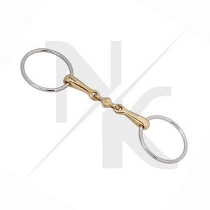 Anillo suelto de acero inoxidable de doble articulación con eslabón de bola, accesorios y aparejos ecuestres para caballos, proveedor mayorista, los más vendidos - Product Image 6