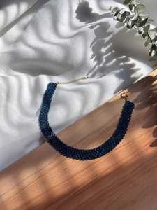 Collier ras-de-cou à pampilles noires fait main UO, bijoux vintage pour femmes, pièce maîtresse pour les soirées, bijoux de soirée par UO INDIA - Product Image 4