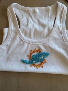 Haut en coton côtelé léger de qualité supérieure à imprimé numérique de la boutique indienne, idéal pour les jeunes filles au bureau, avec manches courtes, longueur courte, en promotion ! - Product Image 6