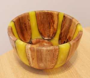 <b>Resin</b> and wooden Bowls in Custom <b>Colour</b> Multipurpose Kitchenware Available in Different Sizes for Table Decor With Customise - Product Image 2