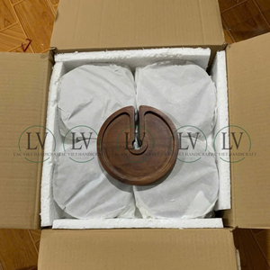 Platos de madera de acacia al por mayor para aperitivos con soporte de vidrio, tabla de charcutería para fiestas, de Vietnam - Product Image 5