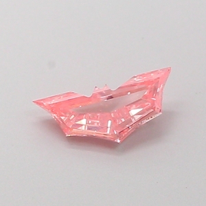 0.38ct Batbird Cut Lab Grown Diamond Fancy Vivid <b>Pink</b> VS1 IGI Certified CVD Loose Diamond Wholesale for Jewelry Making - Product Image 1