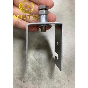 Support de panneau solaire en U résistant à la corrosion 40x80mm - Product Image 1