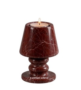 Porte-bougie en marbre multicolore fait main pour bougies chauffe-plat – Fournisseur en gros - Product Image 1