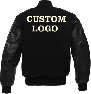 Veste varsity à col rond, coupe confortable, séchage rapide, 100% laine, coupe-vent, respirante, boutons recouverts, haute performance - Product Image 2