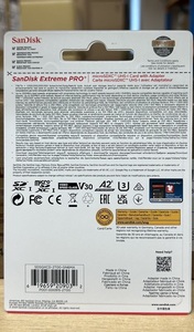 Kartu memori SanDisk 2TB Extreme Pro dengan adaptor SDSQXCD-2T00-GN6MA