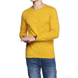 T-shirts à manches longues pour hommes personnalisés, de haute qualité, style streetwear, tissu doux et confortable, séchage rapide, t-shirts à manches longues pour hommes - Product Image 3