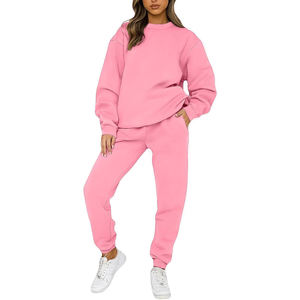 Stylish High-Grade Fleece Women's Tracksuits Customized Design Printing with Logo New Fashionable Women's Tracksuits - Product Image 1
