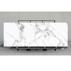 New Arrival Calacatta Brazilian Sintered Stone Artificial Stone Rock Slab Glossy Porcelain <b>Tiles</b> Sintered Stone - Product Image 4
