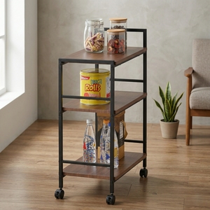 Shopee OEM EBay Organizer Taiwan Factory Household Home Storage Manufacturer Housewares DIY MIT Shelves Kitchen Shelf Cart - Product Image 4