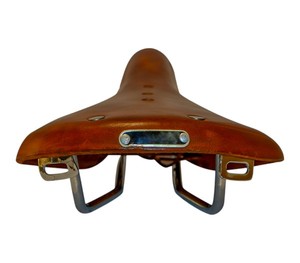 Asiento de Bicicleta de Cuero Hecho a Mano de Alta Gama, Sillín Acolchado con Diseño Ergonómico Transpirable para Ciclismo Diario - Product Image 2