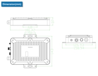 Antenne RTU industrielle LoRa Bivocom TG501-LF pour l'agriculture, fabricant, IP67/IP30, ports IO riches, communication MCU, MQTT/Modbus