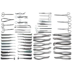Ensemble d'instruments d'extraction dentaire manuels en acier inoxydable de qualité supérieure, 53 pièces |   Kit d'élevateurs et forceps pour chirurgie buccale CE ISO par Grip Surgical - Product Image 6