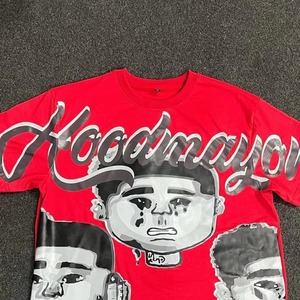 Camisetas de Algodón 100% para Hombre, Diseño Personalizado, Corte Holgado, Estampado Frontal, Manga Corta, Estilo Urbano, Transpirables - Product Image 3