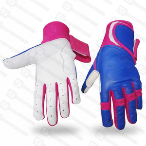 SAAR INDUSTRIES Gants de frappeur de baseball en cuir véritable personnalisés professionnels durables pour une prise en main avec couleur et logo personnalisés - Product Image 4