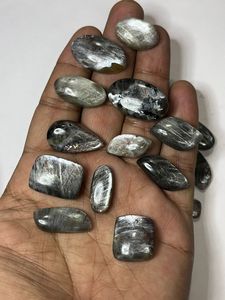 Cabujón de Piedra Solar Gris Natural en Formas Mixtas - Product Image 4