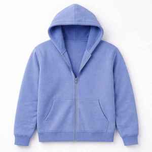 Sweat-shirt à capuche zippé pour homme en polaire doux, entièrement zippé, chaud, avec poches, personnalisable, marque privée, vêtements pour temps froid - Product Image 1