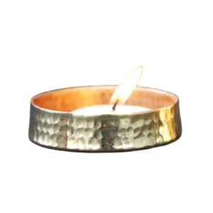 Porte-bougie à thé vintage en laiton de haute qualité avec finition polie, porte-bougie à thé en laiton pur pour la décoration de la maison - Product Image 6