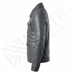 Veste de moto en cuir véritable pour homme de qualité supérieure, nouvelle arrivée, vestes de moto d'hiver, protections amovibles, personnalisables - Product Image 3
